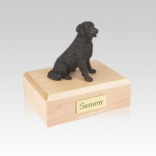 Labrador Bronze Long-haired Small Dog Urn