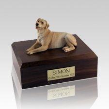 Labrador Golden Laying X Large Dog Urn