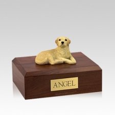 Labrador Yellow Setting Medium Dog Urn