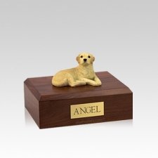 Labrador Yellow Setting Small Dog Urn