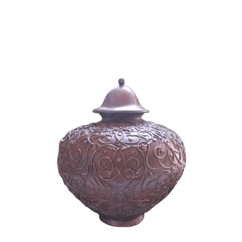 Lacework Bronze Small Cremation Urn