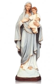 Lady with Child on Arm Large Fiberglass Statues