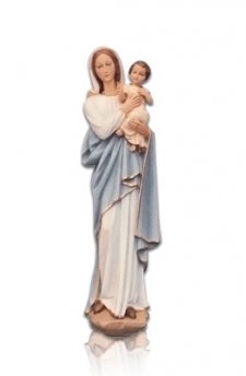 Lady with Child on Arm Small Fiberglass Statues
