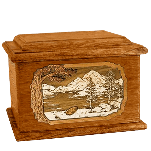 Lakeside Mahogany Memory Chest Cremation Urn