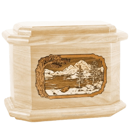 Lakeside Maple Octagon Cremation Urn