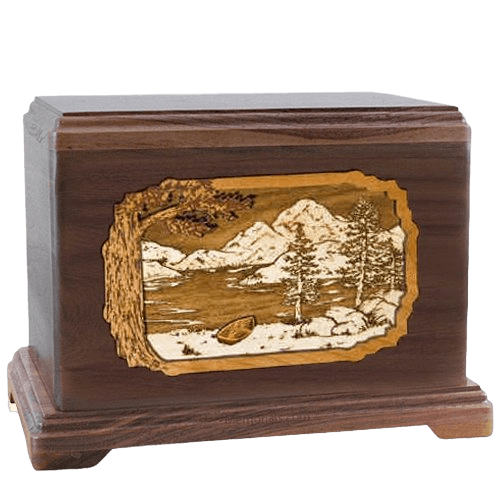 Lakeside Walnut Hampton Cremation Urn