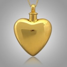 Large Pet Heart Cremation Pendant II