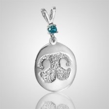 Pet Nose Print 14k White Gold Keepsake