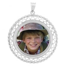 Lattice Photo Pendants