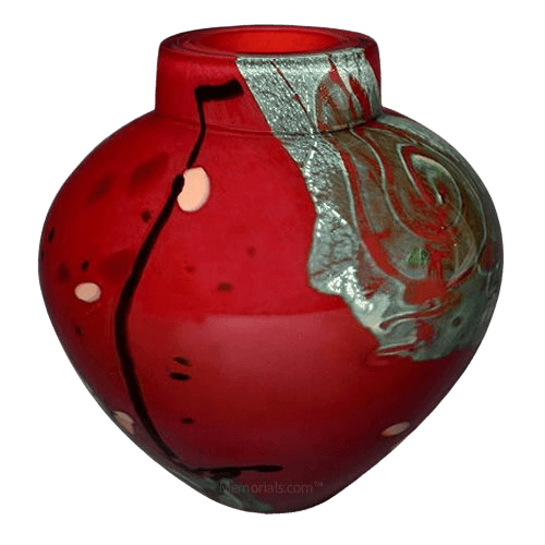 Lava Glass Cremation Urn