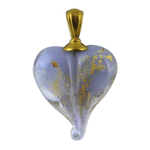 Lavender & Gold Love Cremation Ash Pendant