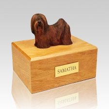 Lhasa Apso Black & Tan Dog Urns