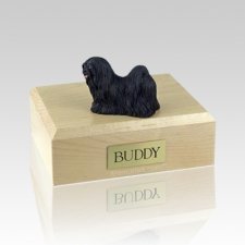 Lhasa Apso Black Large Dog Urn