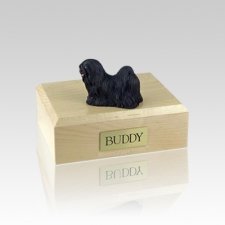 Lhasa Apso Black Small Dog Urn