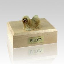 Lhasa Apso Blonde X Large Dog Urn