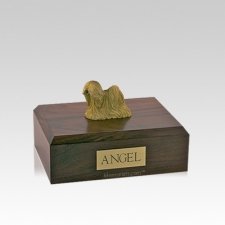 Lhasa Apso Heeling Small Dog Urn