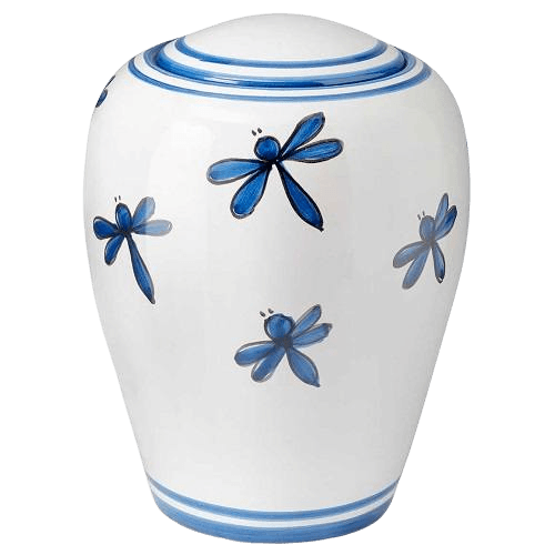 Libellula Ceramic Urn