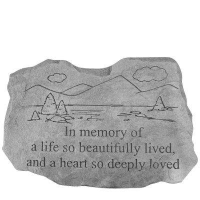 Life Well Lived Mountains Stone