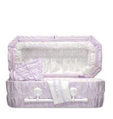 Lilac Carriage Medium Child Casket