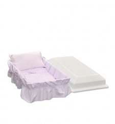 Lilac Child Premie Casket Vault