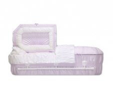 Lilac Cloud Premie Child Casket