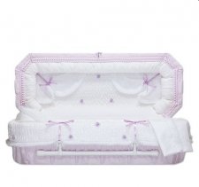 Lilac Fair Small Child Casket