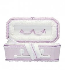 Lilac Love Premie Child Casket