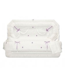 Lilac Melody Premie Child Casket