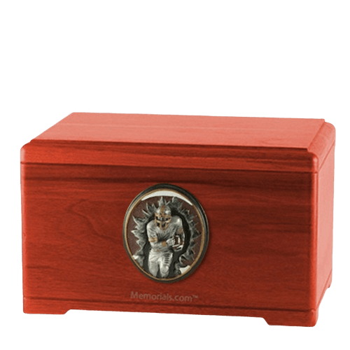 Linebacker Cherry Cremation Urn