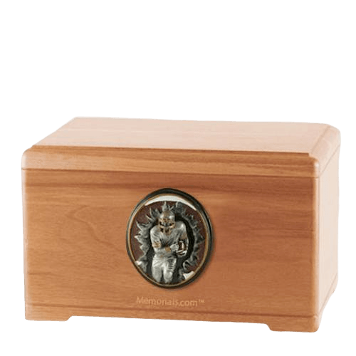 Linebacker Light Cherry Cremation Urn