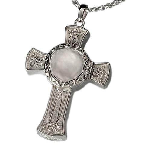 Locket Cross Cremation Pendant III