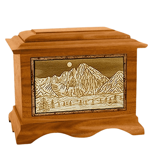 Longs Peak Mahogany Cremation Urn