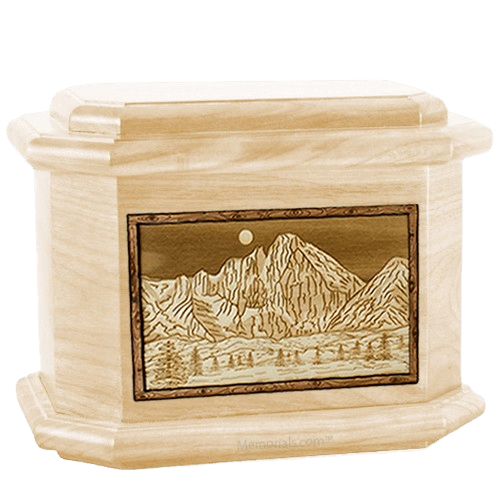 Longs Peak Maple Octagon Cremation Urn