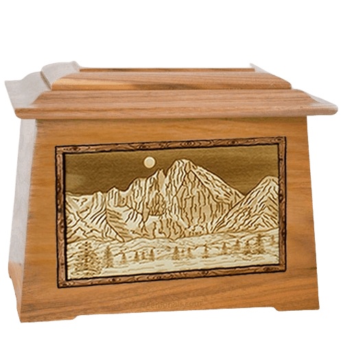 Longs Peak Oak Aristocrat Cremation Urn