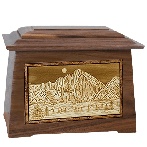 Longs Peak Walnut Aristocrat Cremation Urn