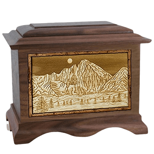 Longs Peak Walnut Cremation Urn