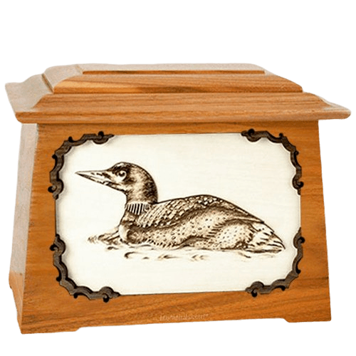 Loon Mahogany Aristocrat Cremation Urn