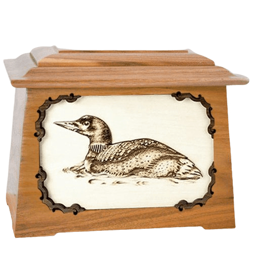 Loon Oak Aristocrat Cremation Urn