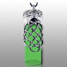 Love Net Green Pet Ash Necklace