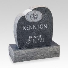 Love Roses Companion Granite Headstone