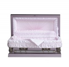 Lovely Lavender Small Child Casket