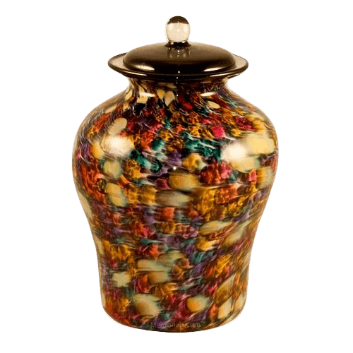 Luminous Glass Cremation Urn