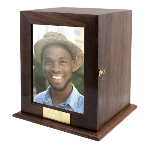 Luxurious Wood Cremation Urn