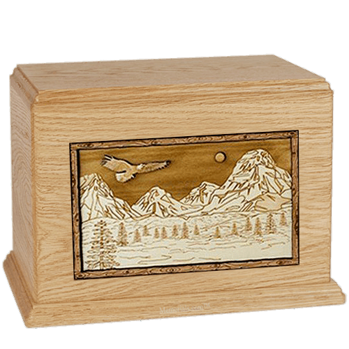 Mount Splendor Maple Cremation Urn For Two