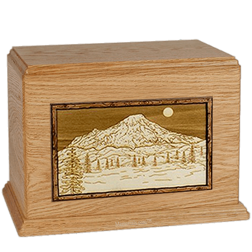 Mt Rainer Oak Companion Urn