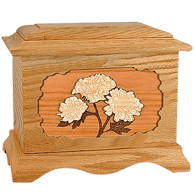 Mums Oak Cremation Urn for Two