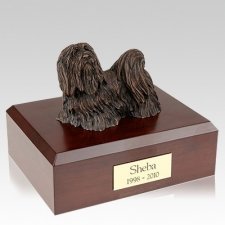 Maltese Bronze Dog Urns