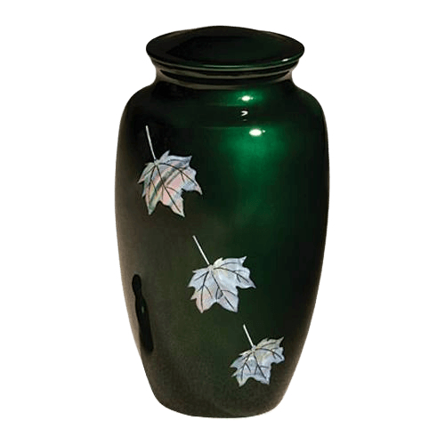 Maple Leaves Cremation Urn