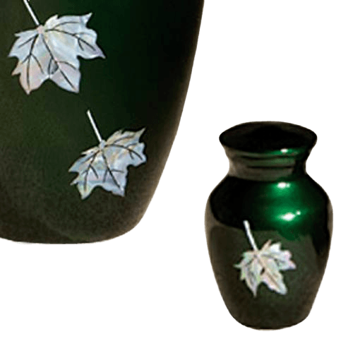 Maple Leaves Keepsake Urn