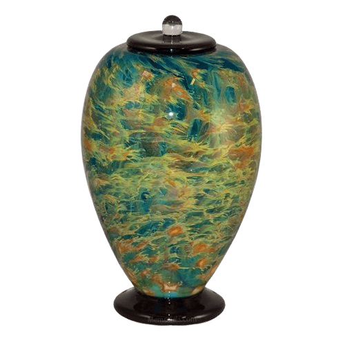 Meadow Glass Cremation Urn